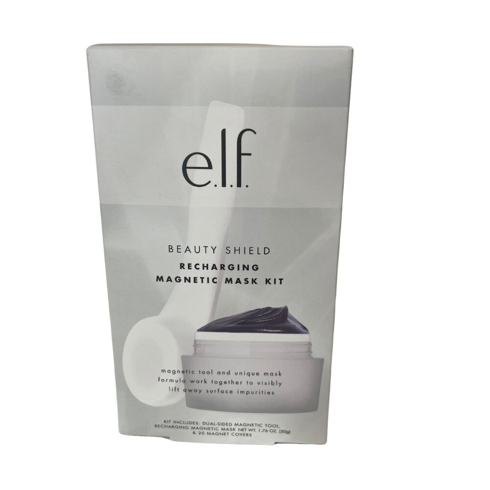 e.l.f. Recharging Magnetic Mask 1.76 oz Kit: Dual Sided Magnetic Tool and covers
